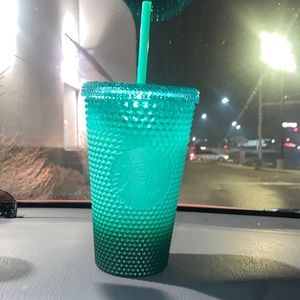 Green hombre studded cup Starbucks